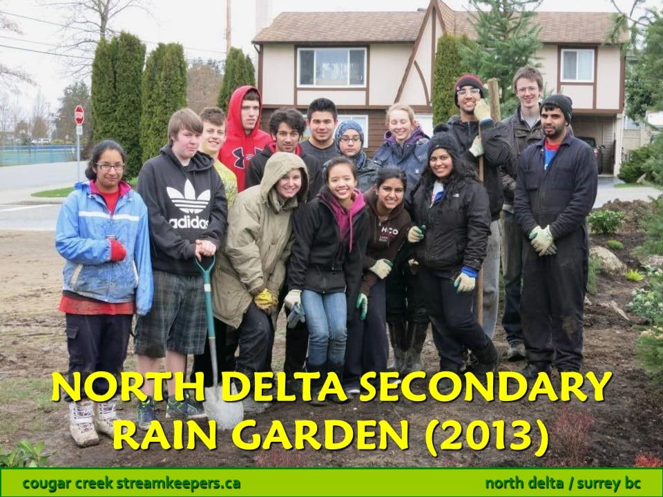 North Delta Secondary Rain Garden